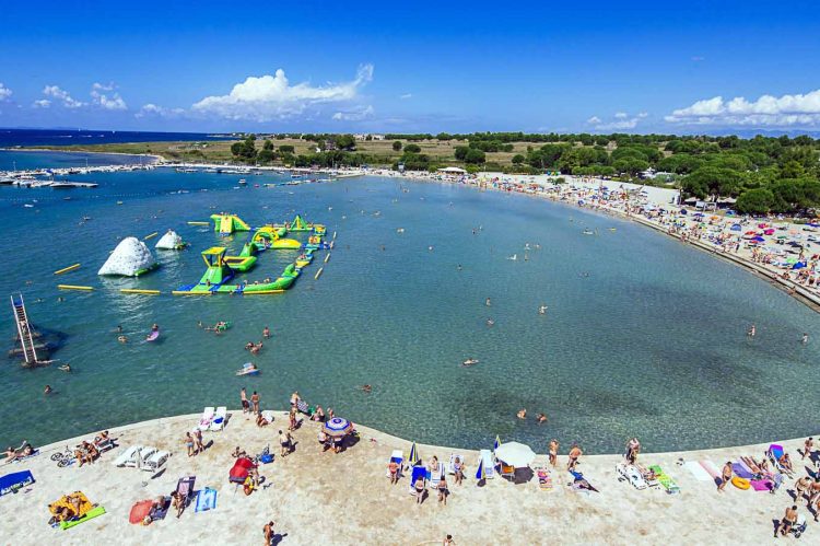 Pláž Zaton, Chorvátsko
